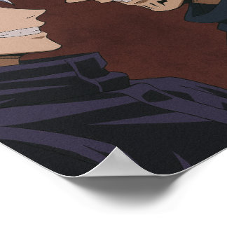 五條悟&旅満宿奈顔オフ ポスター