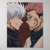 五條悟&旅満宿奈顔オフ ポスター (正面)