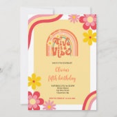 五歳は誕生日の招待状 招待状 (正面)