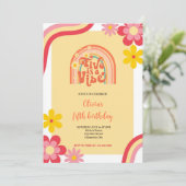 五歳は誕生日の招待状 招待状 (スタンド正面)