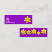 五水仙 スキニー名刺 (正面/裏面)