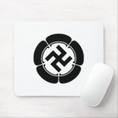 五瓜に隅立て五つ割り萬字 マウスパッド (マウス)