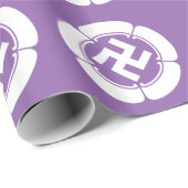 五瓜に隅立て五つ割り萬字 ラッピングペーパー (ロールコーナー)