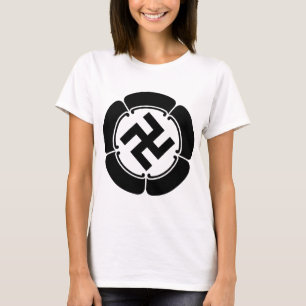 五瓜に隅立て五つ割り萬字 Tシャツ