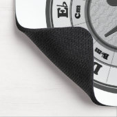 五番目のヘ音記号の円 マウスパッド (コーナー)