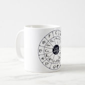 五番目の円 コーヒーマグカップ (正面左)