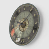 五番目の円-ヴィンテージのギター ラージ壁時計 (傾斜)