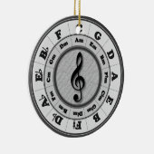 五番目の音楽円 セラミックオーナメント (右)