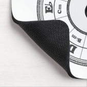 五番目の音楽的な円 マウスパッド (コーナー)