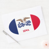 五百和 楕円形シール (封筒)