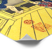 五百羅漢北斎の西堂 ポスター (角)