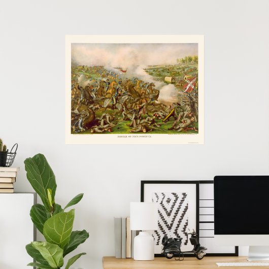 五砦の戦い、VA 1865 ポスター (ホームオフィス)