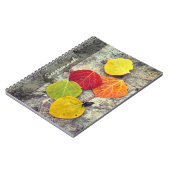 五秋カラフル《植物》アスペン葉 ノートブック (左側)