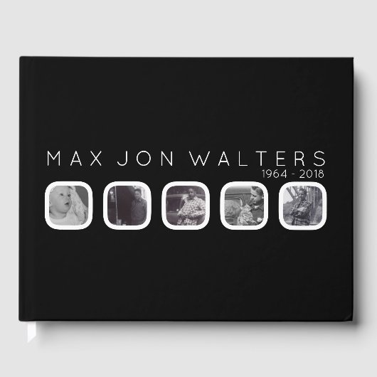 五窓会葬式の客名簿 ゲストブック (正面)