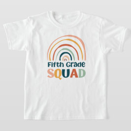 五等分隊レトロなボーホレインボーカラフル Tシャツ