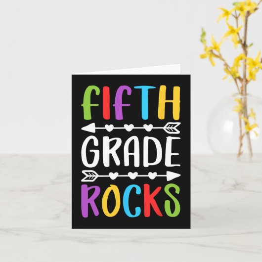 五等岩石5等級新学期 カード (黄色い花)