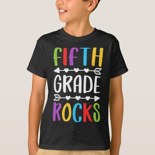 五等岩石5等級新学期 Tシャツ (正面)