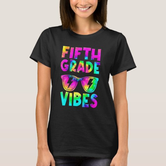 五等生物絞り染め新学期五等生物 Tシャツ (正面)