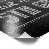 五級の黒板の最終日 フォトプリント            (角)