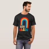五級先生レトロヴィンテージ五級茶 Tシャツ (正面フル)