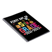 五級先生五級の初日 ノートブック (右側)