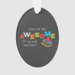 五級先生感謝の日素晴らし オーナメント