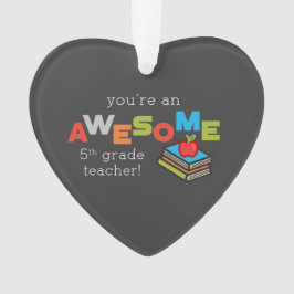 五級先生感謝の日素晴らし オーナメント