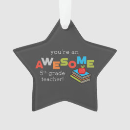 五級先生感謝の日素晴らし オーナメント