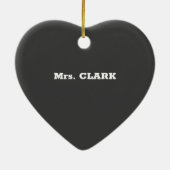 五級先生感謝の日素晴らし セラミックオーナメント (裏面)