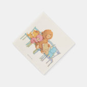 五脚カラフルで抱え スタンダードカクテルナプキン (角)