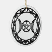 五芒星の三重の女神 セラミックオーナメント (右)