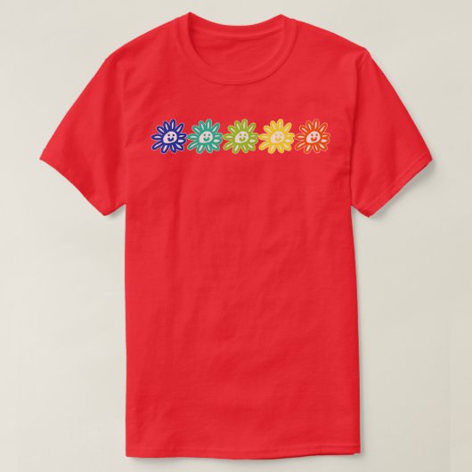 五花右グラフィック Tシャツ (デザイン正面)