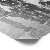 五草踊りインディアン戦士の写真 ポスター (角)