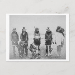 五草踊りインディアン戦士の写真 ポストカード