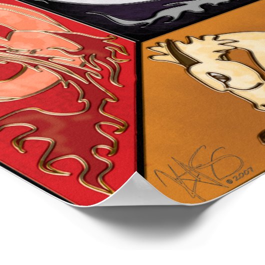 五要素ドラゴン ポスター (角)