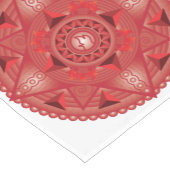 五要素マンダラ数々のカラーテーブルランナー ショートテーブルランナー (コーナー)