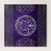 五角形と生命の木を持つ三重女神 ジグソーパズル (横)