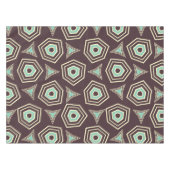 五角形の層状パターン テーブルクロス (正面(横))