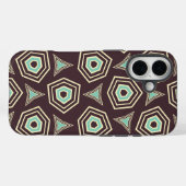 五角形の層状パターン Case-Mate iPhoneケース (裏面 (横))