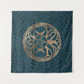 五角形を持つ三月の女神 タペストリー (正面(横))