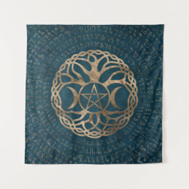 五角形を持つ三月の女神 タペストリー