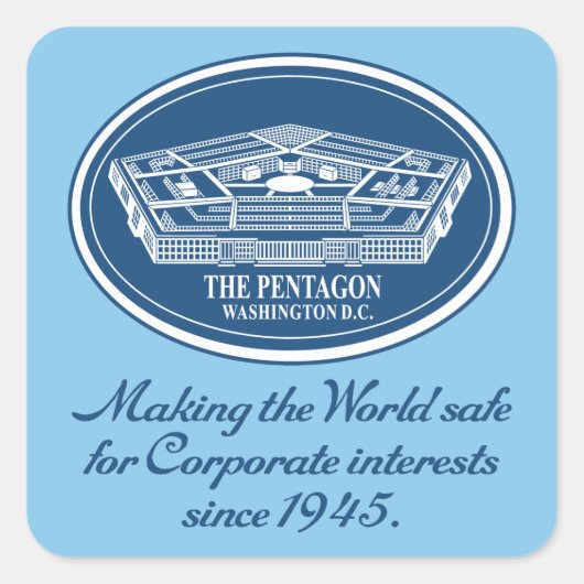 五角形ステッカー スクエアシール (正面)