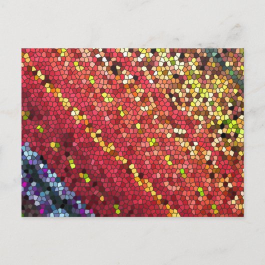 五角形モザイク ポストカード (正面)