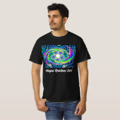 五角形レインボースワール Tシャツ (正面フル)