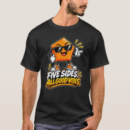 五角形 - 五辺はグッドバイブス Tシャツ