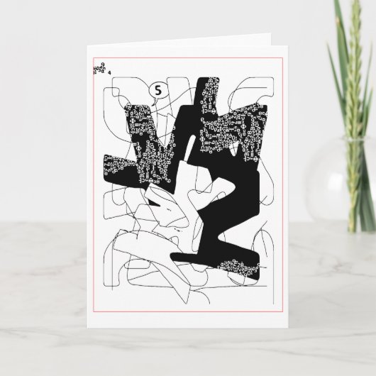 五話（黒、白、赤） カード (正面)