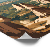 五連目国立公園 ポスター (角)