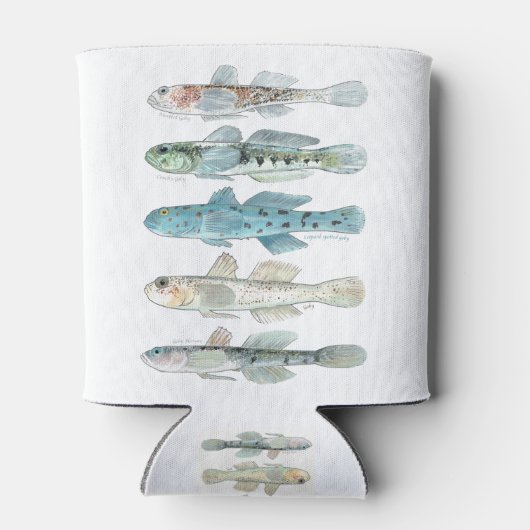 五頭の魚 缶クーラー (裏面)