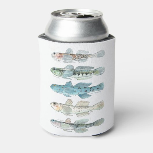 五頭の魚 缶クーラー (缶裏面)