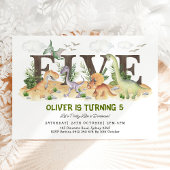 五 | Boy Dioles 5th Birthday Party 招待状